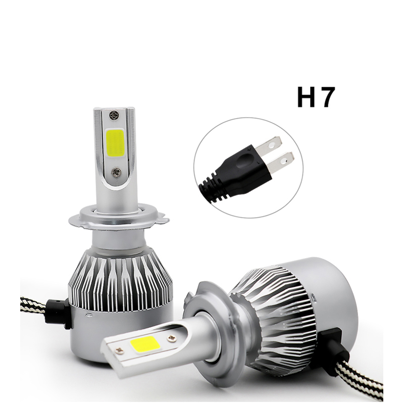 Car Led Bulb H1 H3 H8 H11 - C6 Auto Haedlight LED H4 H7