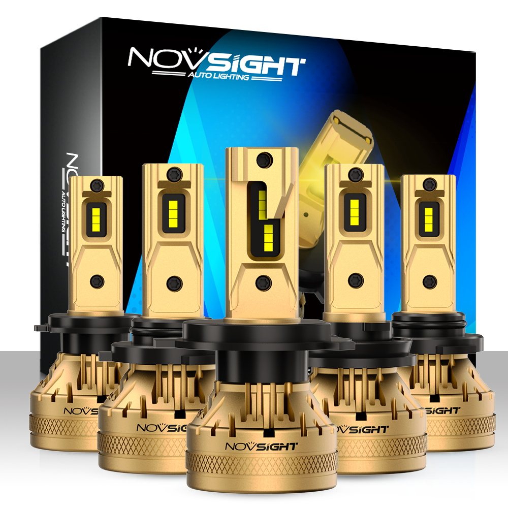 Led Fog Light H11 3000K Yellow - NOVSIGHT A500 N37Y Luce Gialla 3000K