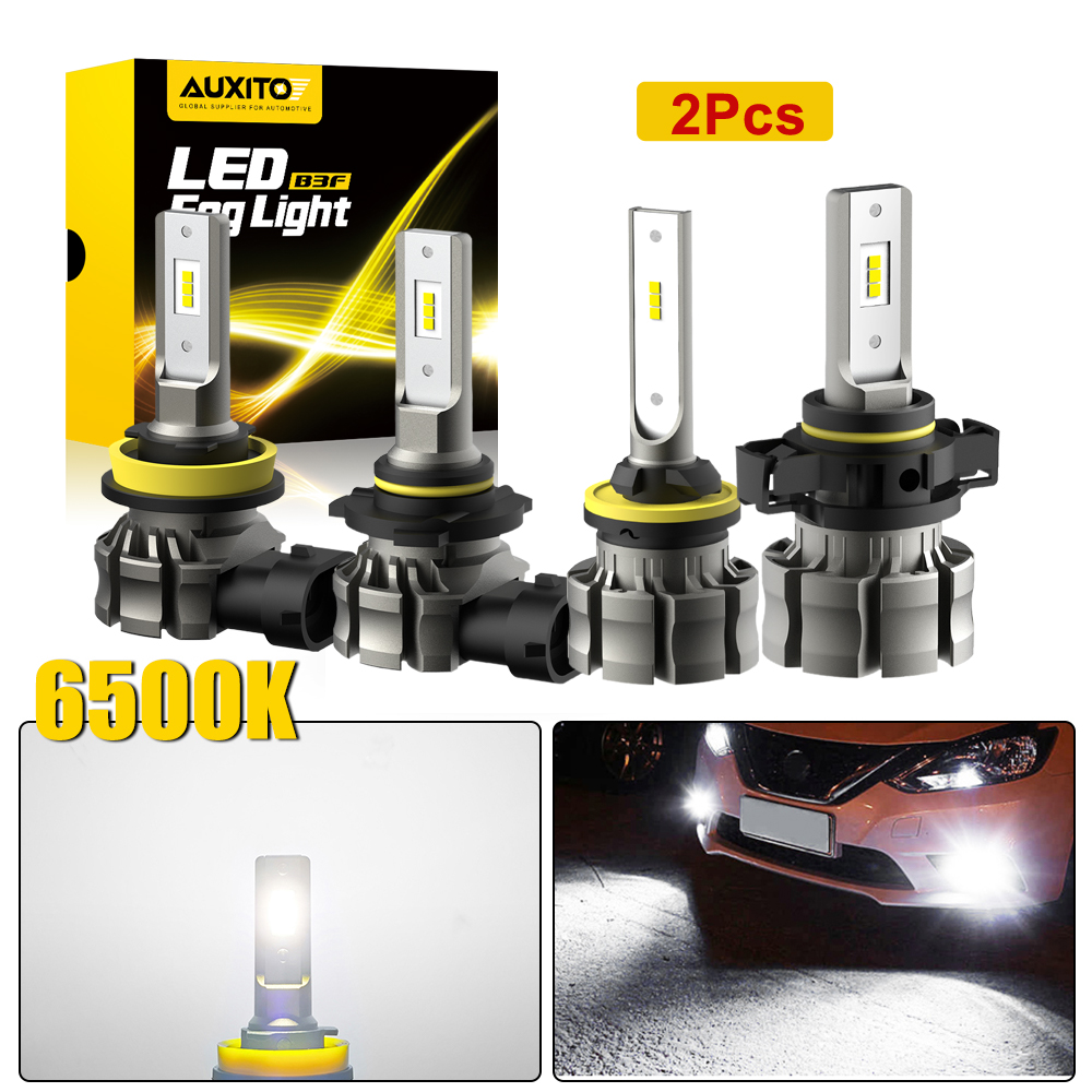 Led Fog Light H11 3000K Yellow - AUXITO 2 pezzi CANBUS H8 H11