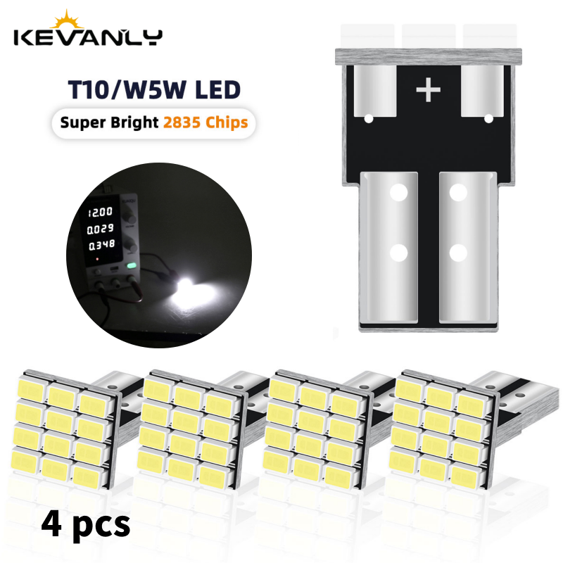 Led Tail Light Bulb Canbus - 4 Pz T10 W5W Canbus 1206
