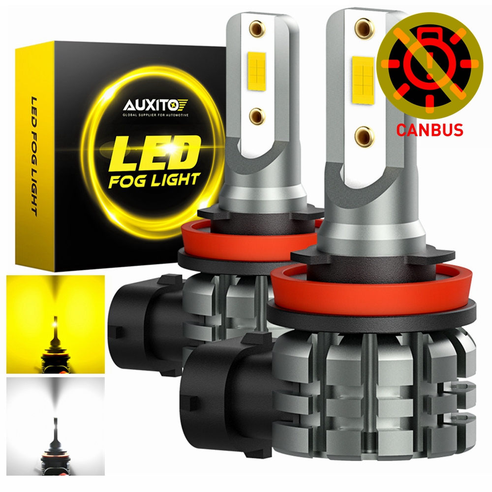 Led Fog Light H11 3000K Yellow - AUXITO 2Pcs H11 H8 LED fendinebbia