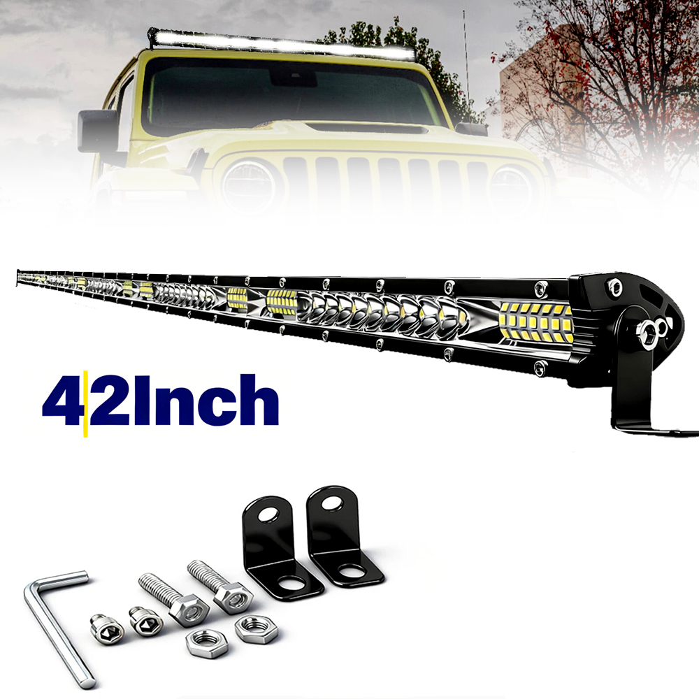 Led Work Light Bar 12 Inch Offroad - Barra luminosa a LED ultra-sottile da
