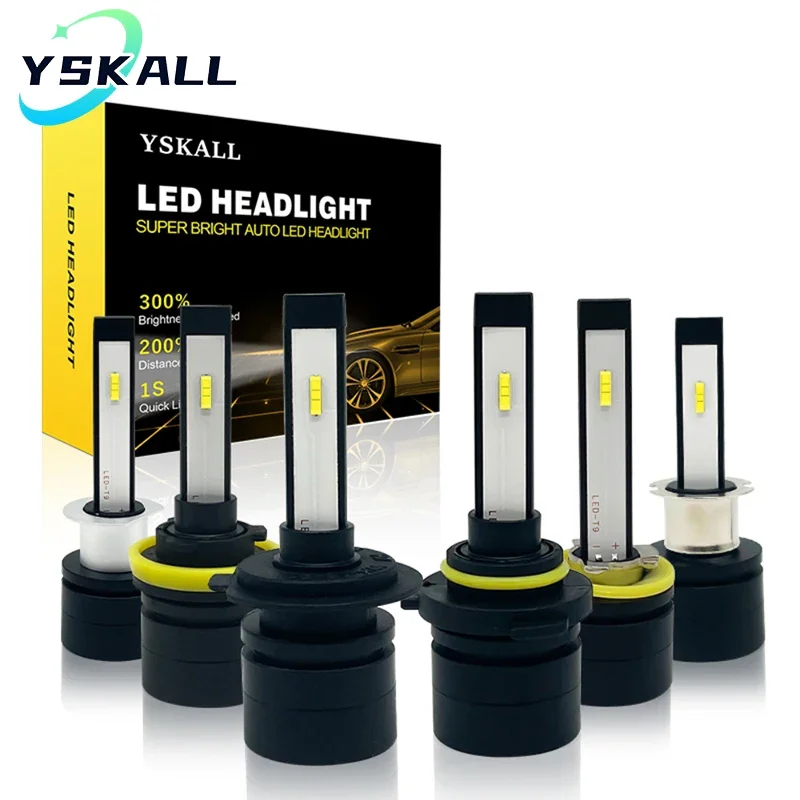 Car Led Bulb H1 H3 H8 H11 - 2PCS faro per Auto Super Mini