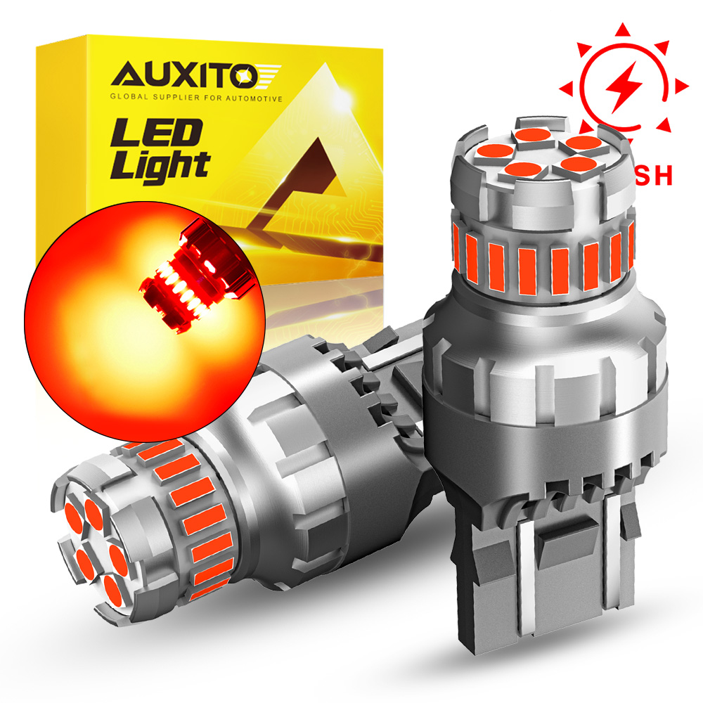 Led Tail Light Bulb Canbus - 2 pezzi Flash stroboscopico T20 7443