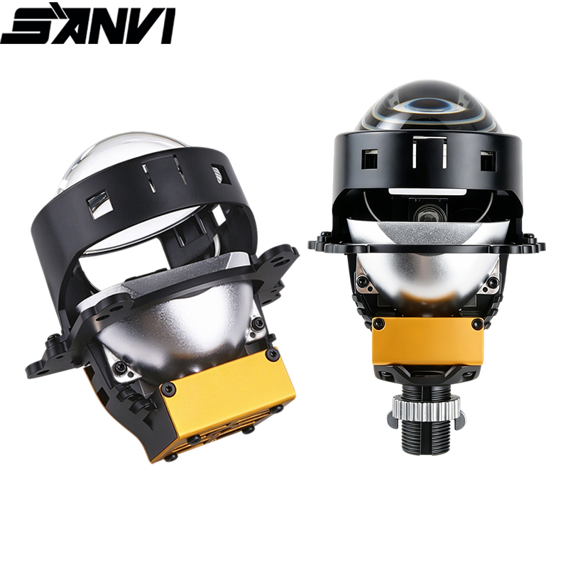 Car Led Headlight 9005 9006 - Faro con lente proiettore Bi LED