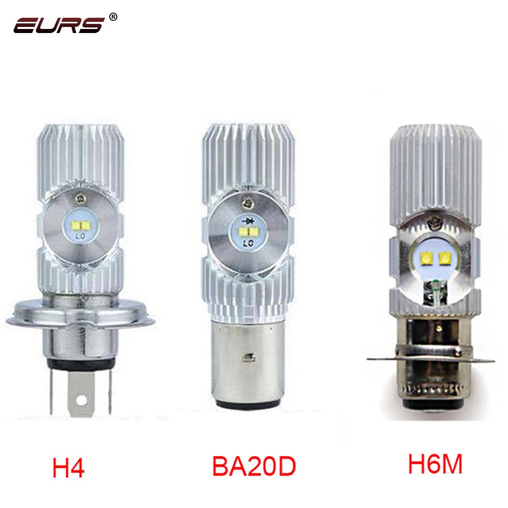 Motorcycle Led Headlight Bulb H4 - 1PCS H4 HS1 H6 H6M BA20D