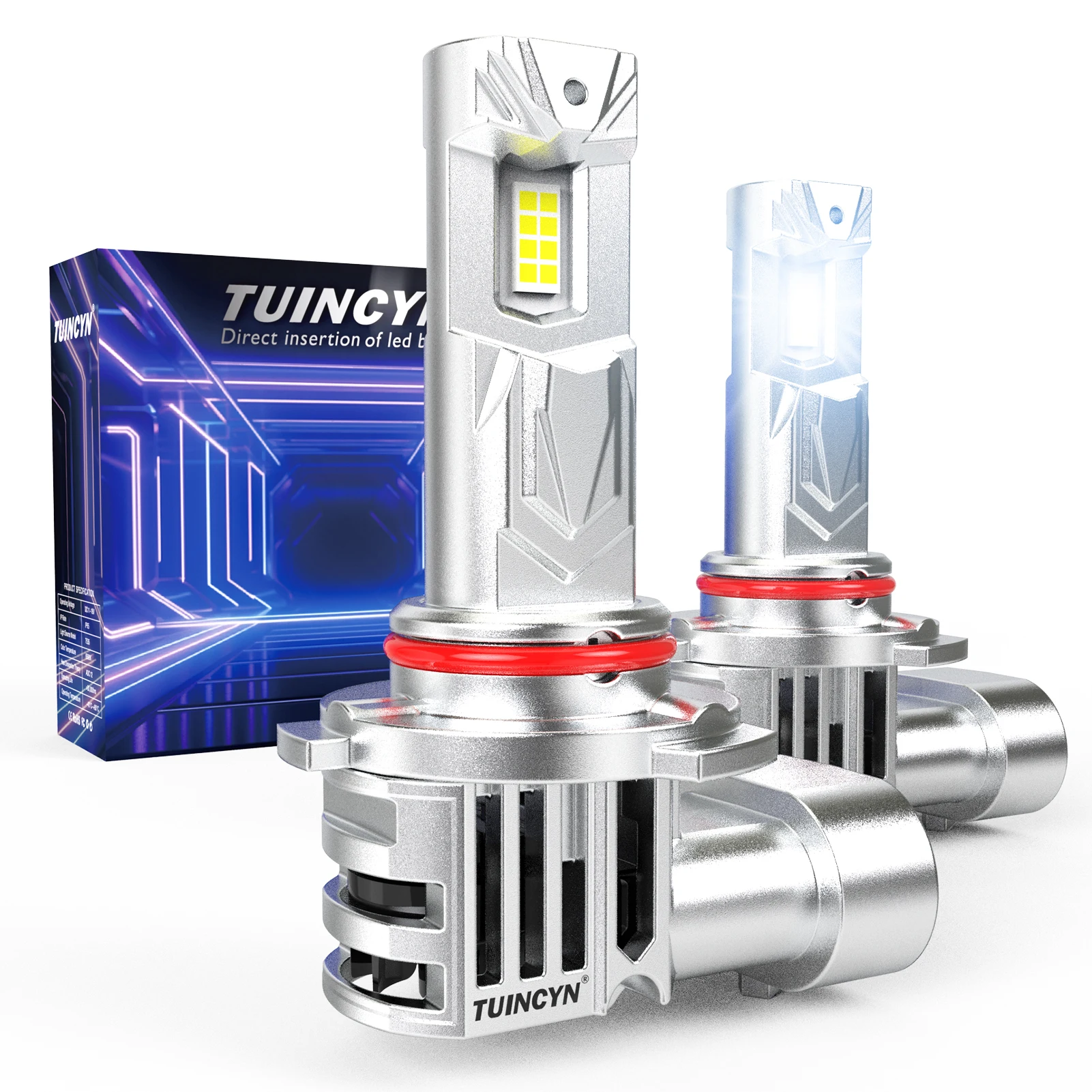 Car Led Headlight 9005 9006 - TUINCYN 2 pz 9005 9006 Led