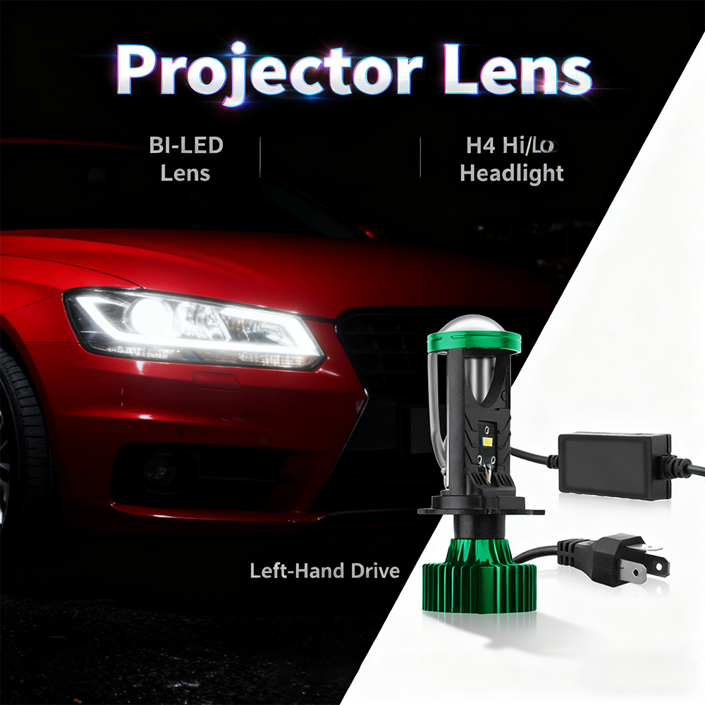 Led Headlight H4 Hi Lo 120W - 1/2 Pz 120 W Lampada H4