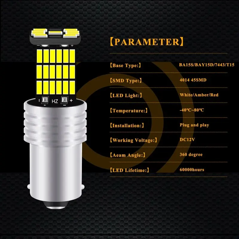 2 pz 1157 1156 BA15S P21W W16W - Led Tail Light Bulb Canbus recensione e prezzo