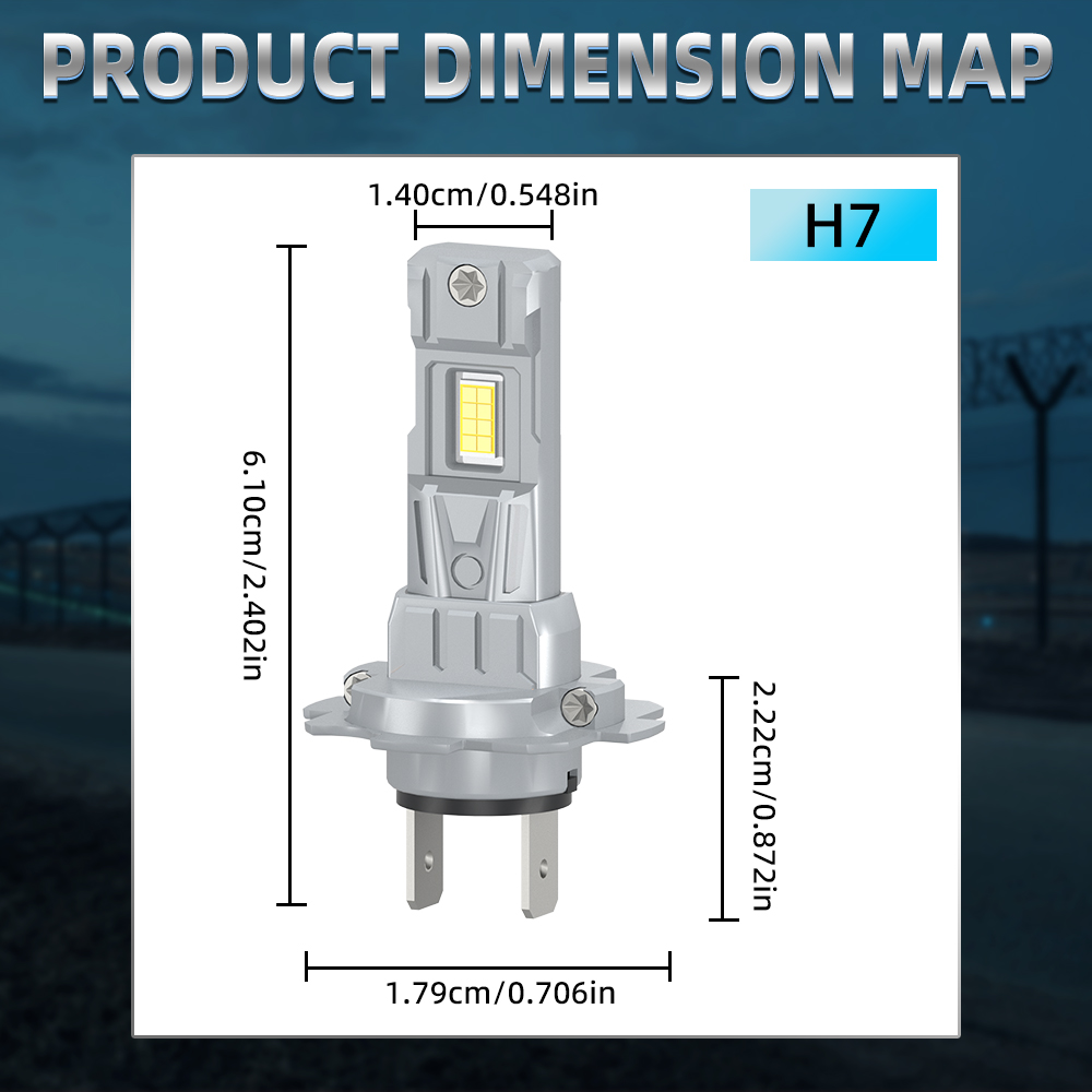20000LM Mini H7 LED Lampadina  - Led Headlight Bulb H7 20000Lm recensione e prezzo