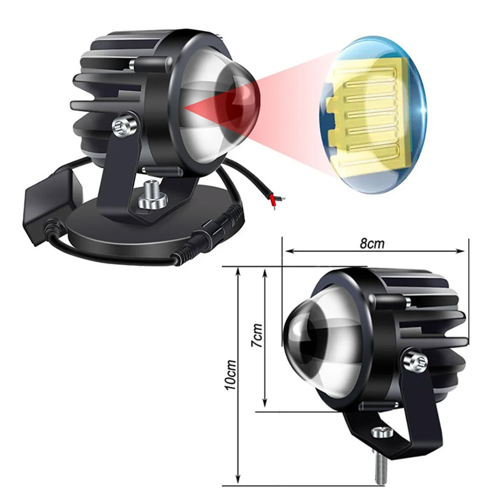 Proiettore per moto Luce laser - Laser Led Headlight Projector Lens recensione e prezzo
