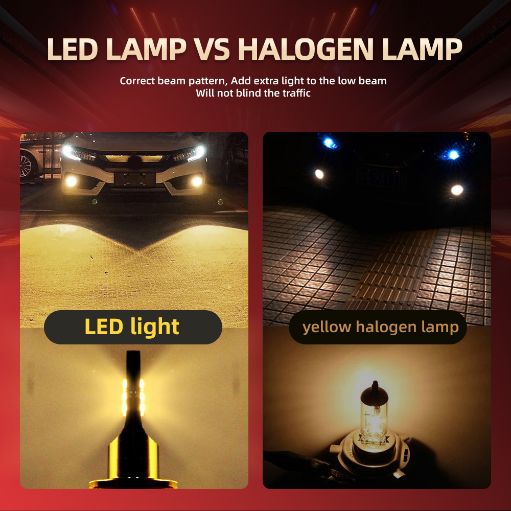 2 Pezzi Luci LED H11 14000LM p - Led Fog Light H11 3000K Yellow recensione e prezzo