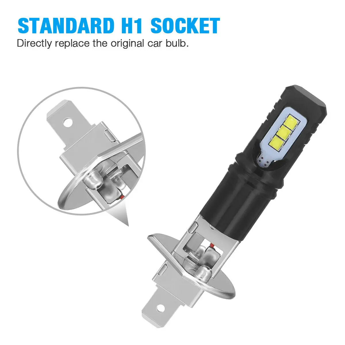 2 pezzi 12000LM H1 H3 lampadin - Led Headlight 6500K White 12000Lm recensione e prezzo