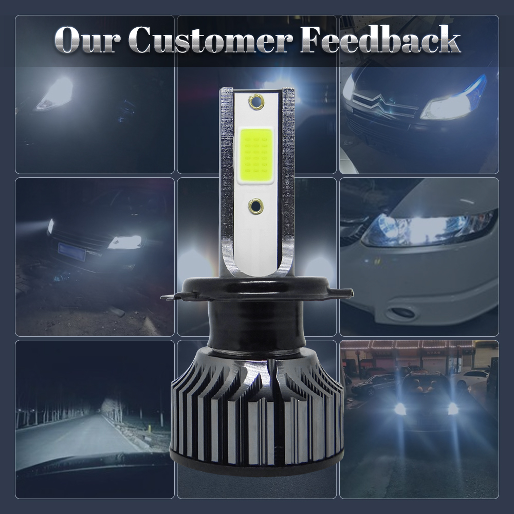 Faro Auto 72W 16000LM H4 H7 H1 - Car Led Bulb H1 H3 H8 H11 recensione e prezzo