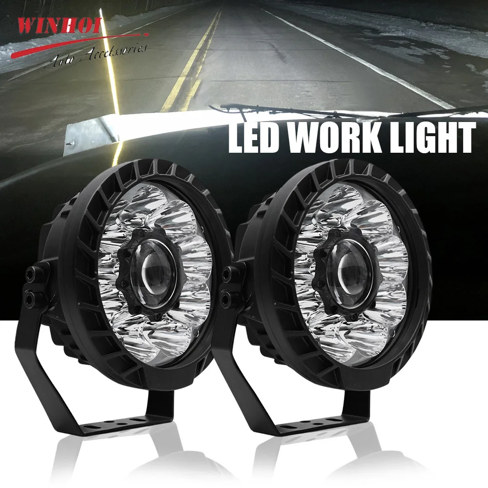 2PCS 7 Pollici Fari A LED 12-2 - Led Work Light Bar 12 Inch Offroad recensione e prezzo
