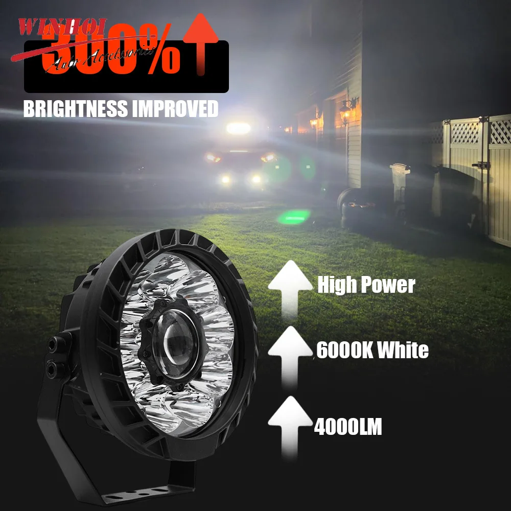 2PCS 7 Pollici Fari A LED 12-2 - Led Work Light Bar 12 Inch Offroad recensione e prezzo