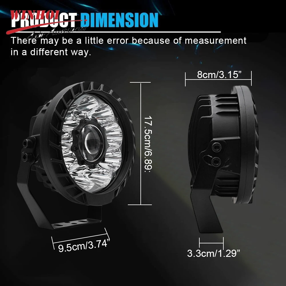 2PCS 7 Pollici Fari A LED 12-2 - Led Work Light Bar 12 Inch Offroad recensione e prezzo