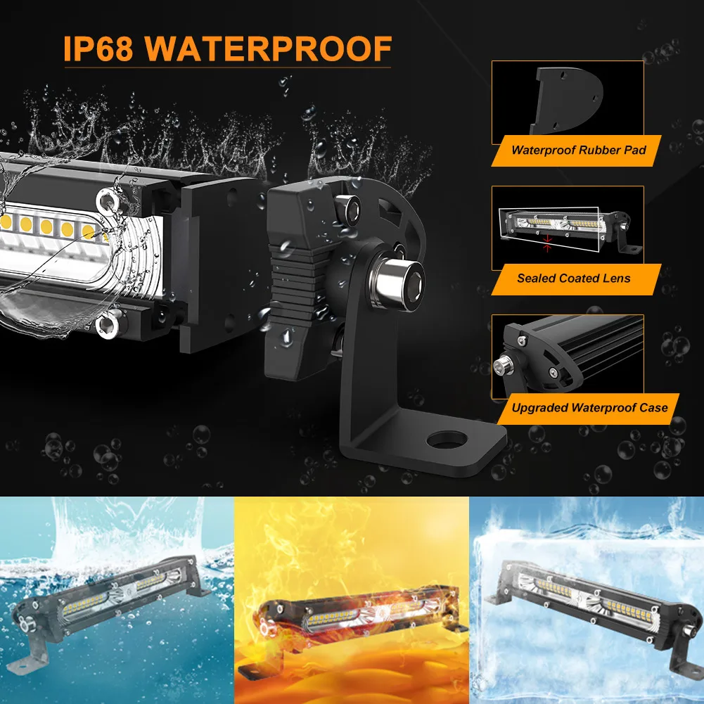 NAOEVO 4x4 Off road Ha Condott - Led Work Light Bar 12 Inch Offroad recensione e prezzo