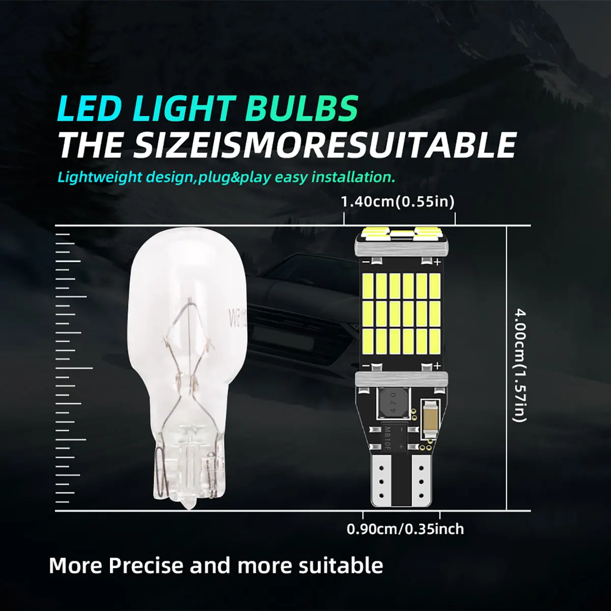 2 Pezzi Lampadine LED T15 W16W - Led Tail Light Bulb Canbus recensione e prezzo