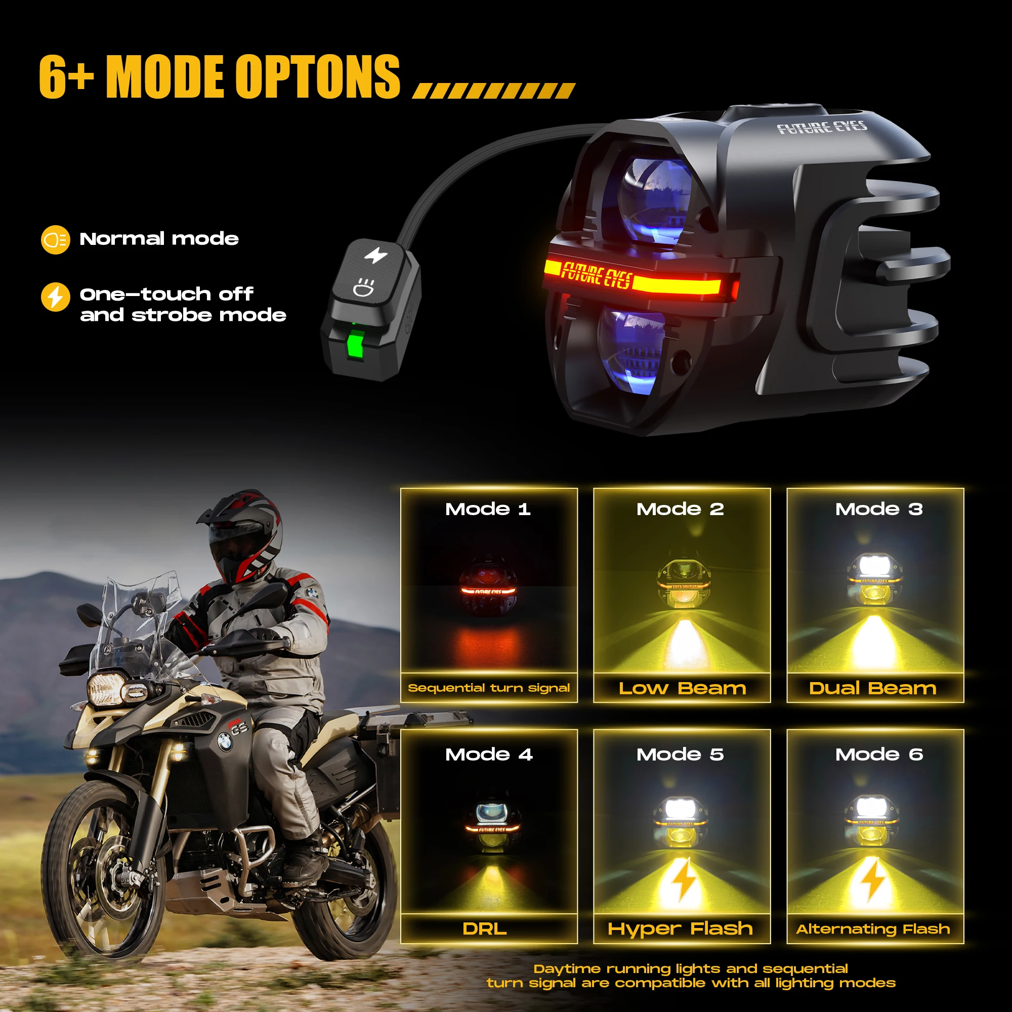 Future Eyes X80 - Fari Fendine - Led Headlight 6500K White 12000Lm recensione e prezzo