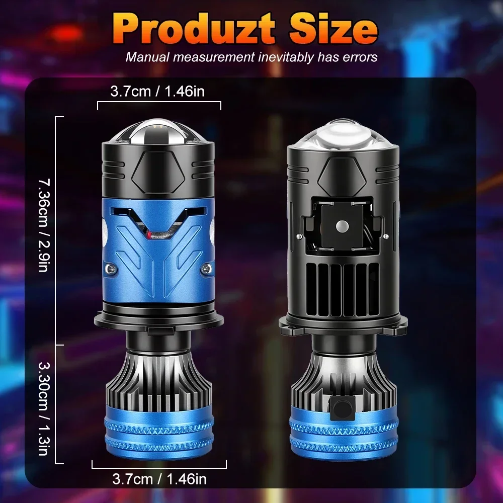 Lampadina LED H4 per fari, len - Led Headlight H4 Hi Lo 120W recensione e prezzo
