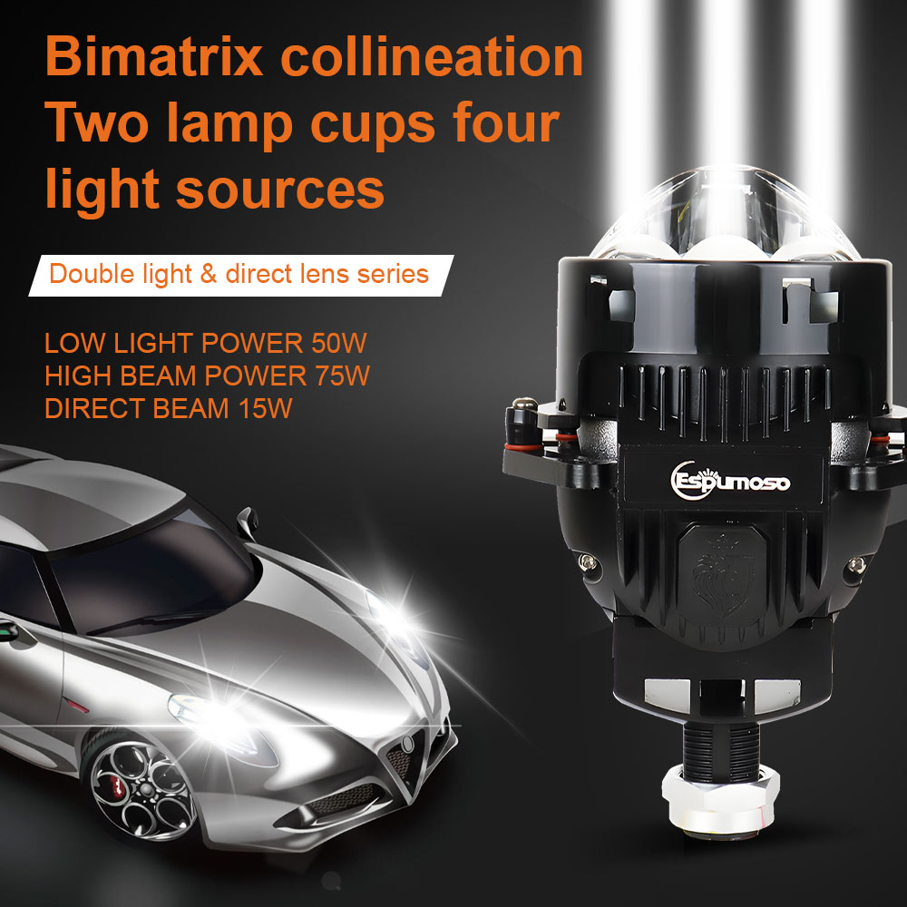 Lampadina per fari anteriori a - Bi Led Projector Lens 3 Inch recensione e prezzo