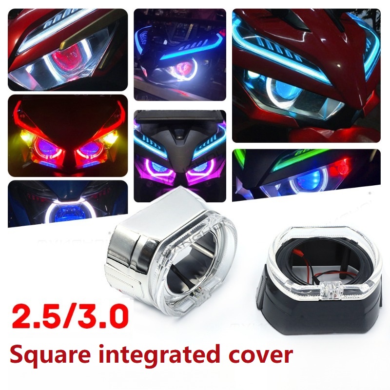 2PCS Copertura del proiettore  - Laser Led Headlight Projector Lens recensione e prezzo