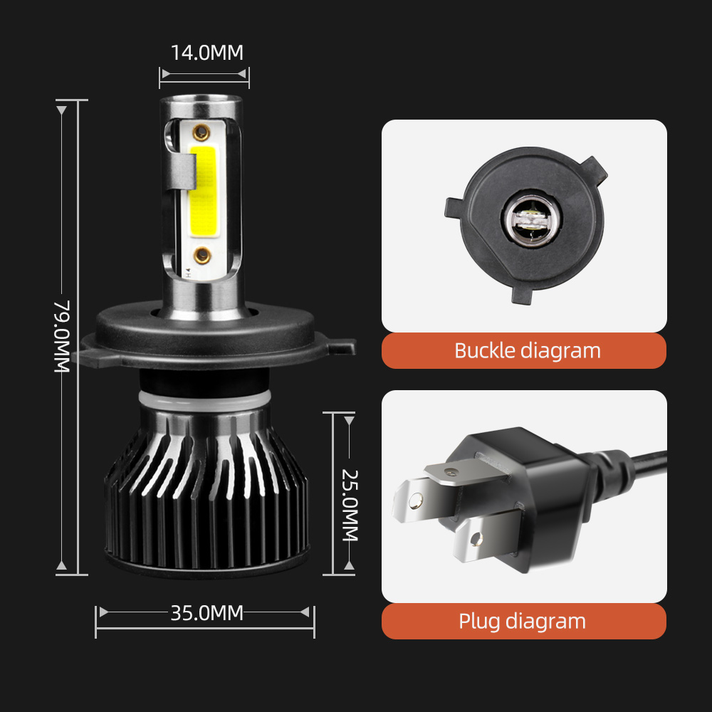Per Piaggio Liberty 50 150 2,0 - Motorcycle Led Headlight Bulb H4 recensione e prezzo
