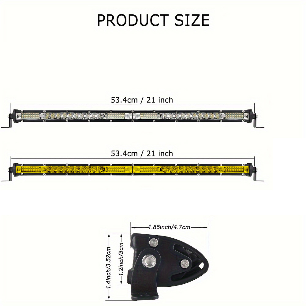 Faro da lavoro a LED sottile d - Led Work Light Bar 12 Inch Offroad recensione e prezzo