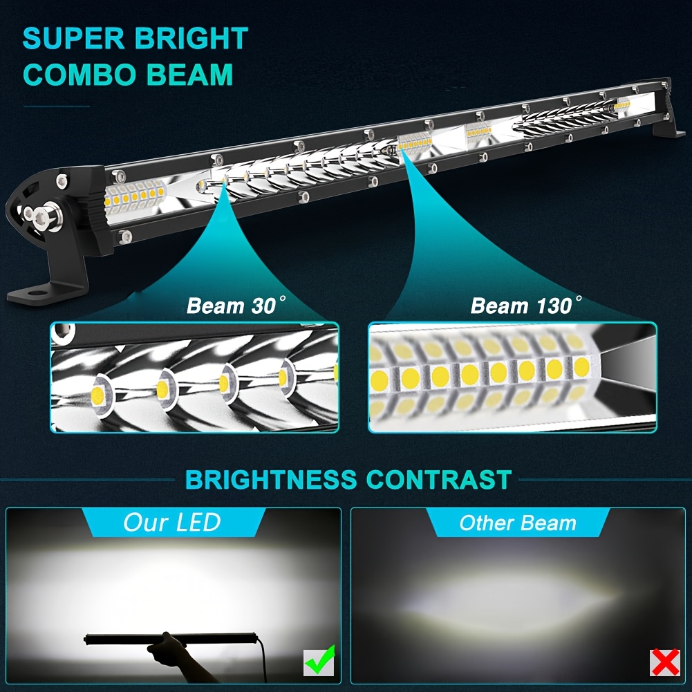 Faro da lavoro a LED sottile d - Led Work Light Bar 12 Inch Offroad recensione e prezzo