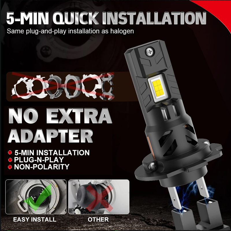 2 Pezzi Lampadine LED H7 per F - Led Headlight Bulb H7 20000Lm recensione e prezzo