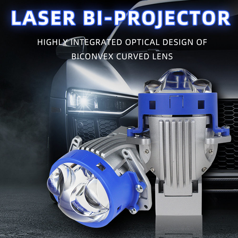 Faro Proiettore Bi-LED da 140W - Laser Led Headlight Projector Lens recensione e prezzo