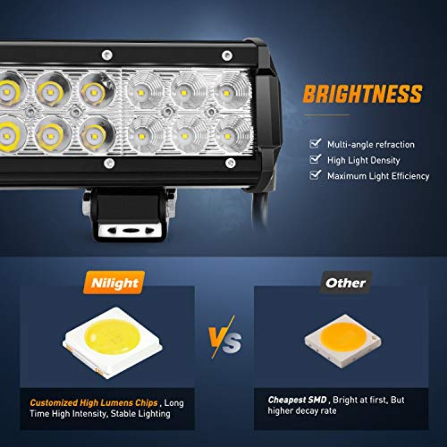 Barra Luminosa a LED 2 Pezzi 1 - Led Work Light Bar 12 Inch Offroad recensione e prezzo