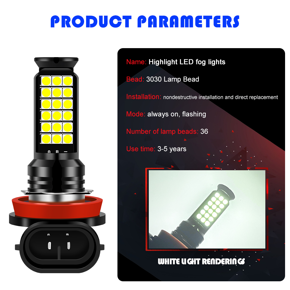 1 pezzo 36LED fendinebbia per  - Car Led Headlight 9005 9006 recensione e prezzo