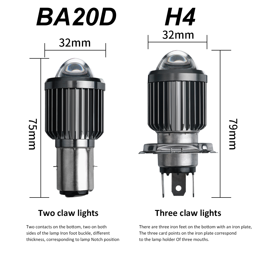 1 pz H6 BA20D LED lampadine pe - Motorcycle Led Headlight Bulb H4 recensione e prezzo