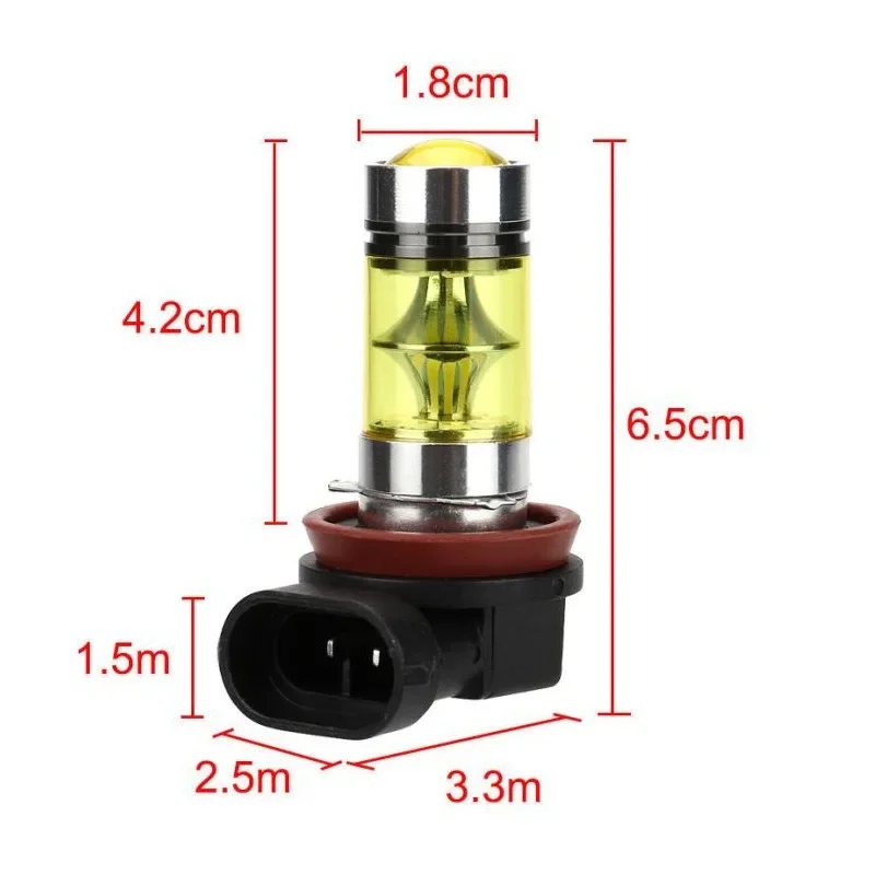 2 lampadine LED per fendinebbi - Led Fog Light H11 3000K Yellow recensione e prezzo