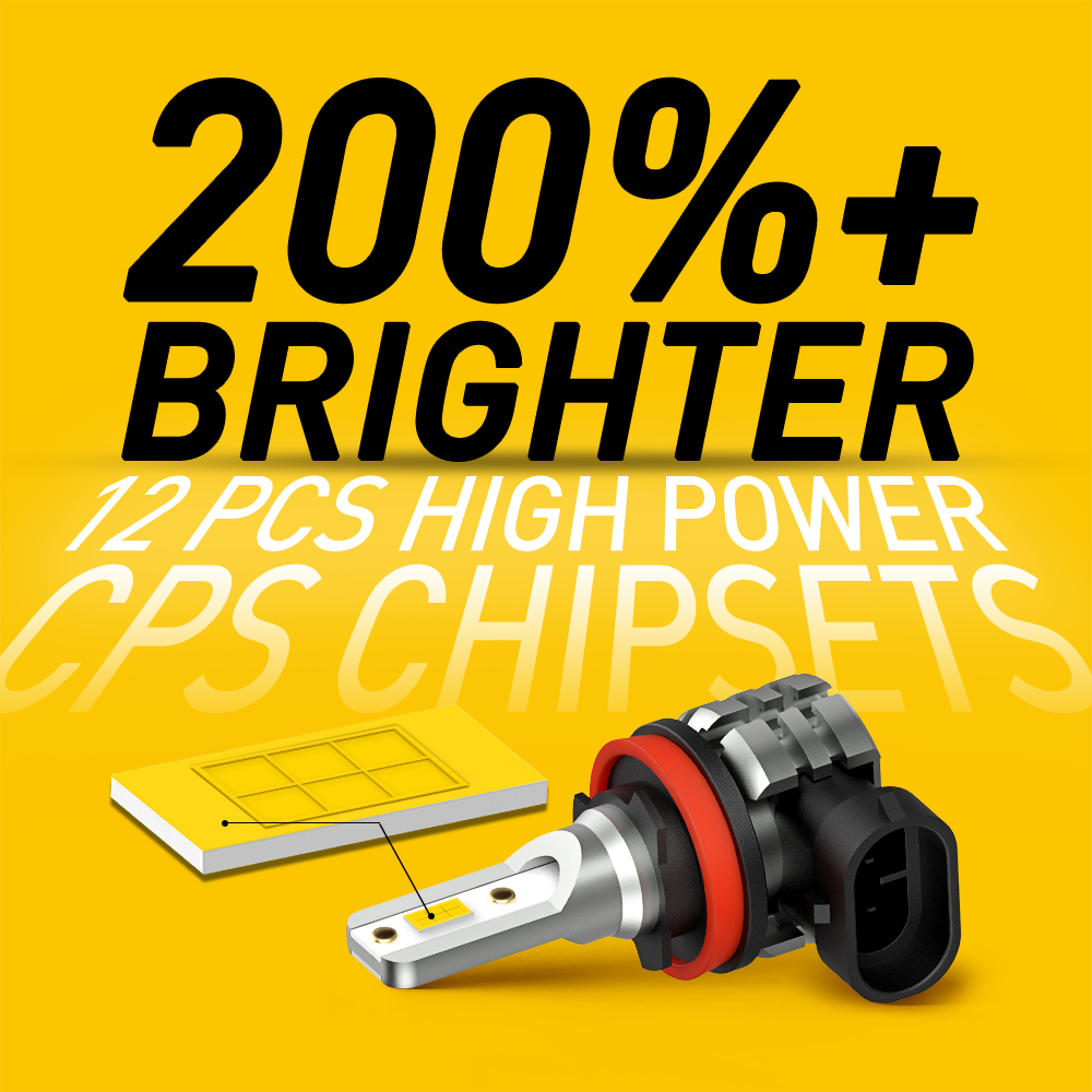 2 Pezzi Lampadine LED AUXITO H - Led Fog Light H11 3000K Yellow recensione e prezzo