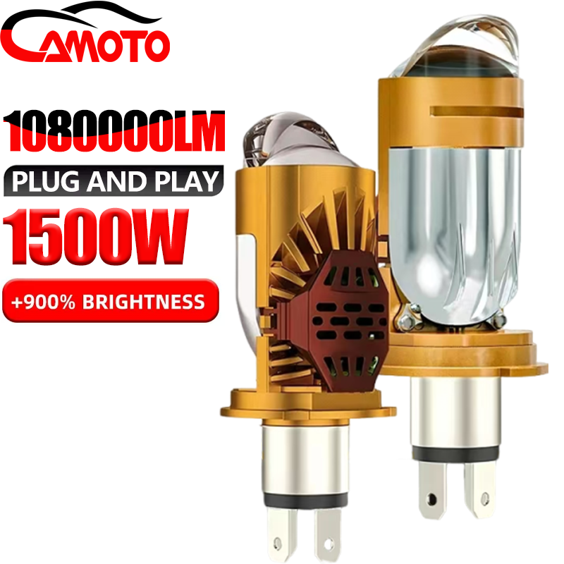 CAMOTO Bi Proiettore con lenti - Motorcycle Led Headlight Bulb H4 recensione e prezzo