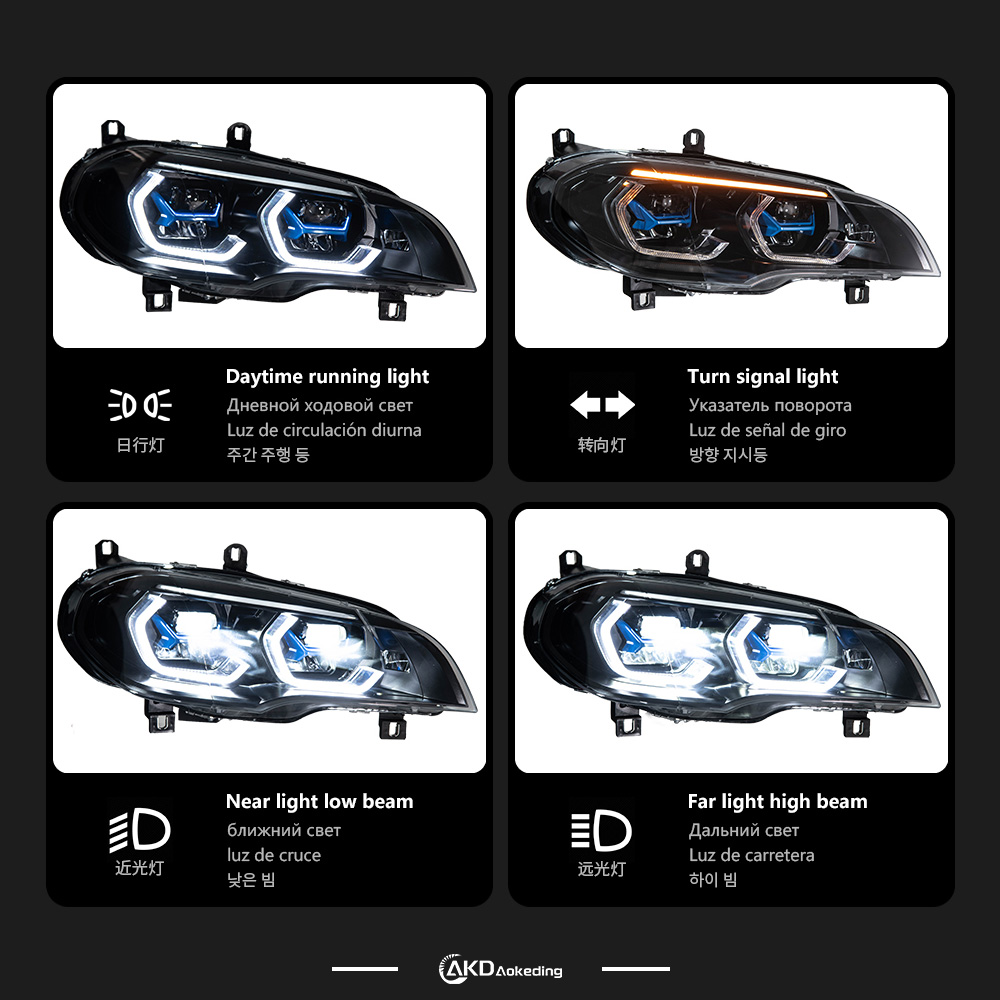 Fari per X5 E70, fari a LED 20 - Laser Led Headlight Projector Lens recensione e prezzo