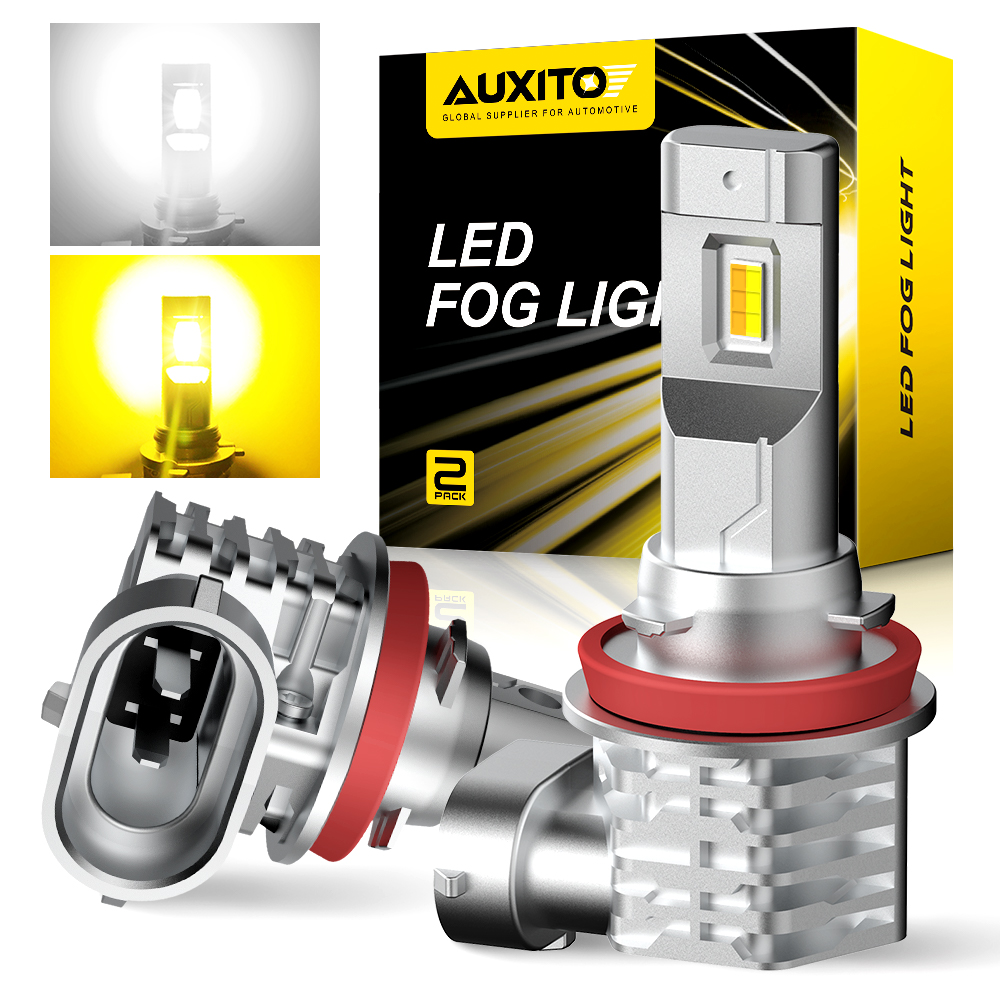 AUXITO 2 pz Switchback H8 H11  - Led Fog Light H11 3000K Yellow recensione e prezzo