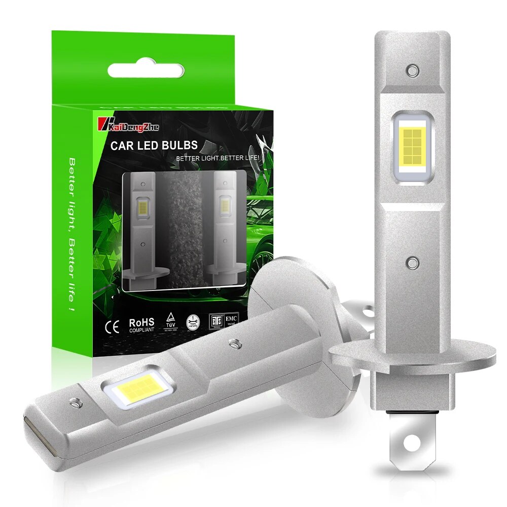 2 Pz 1:1 Auto LED H1 HA CONDOT - Led Headlight 6500K White 12000Lm recensione e prezzo
