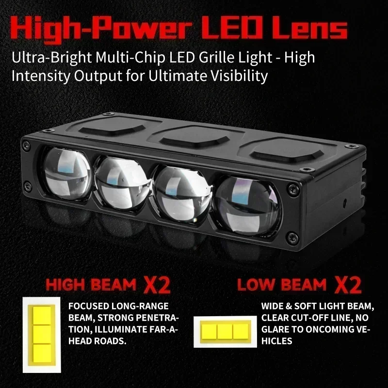 2 Pezzi Fari LED Ultra-Sottili - Bi Led Projector Lens 3 Inch recensione e prezzo