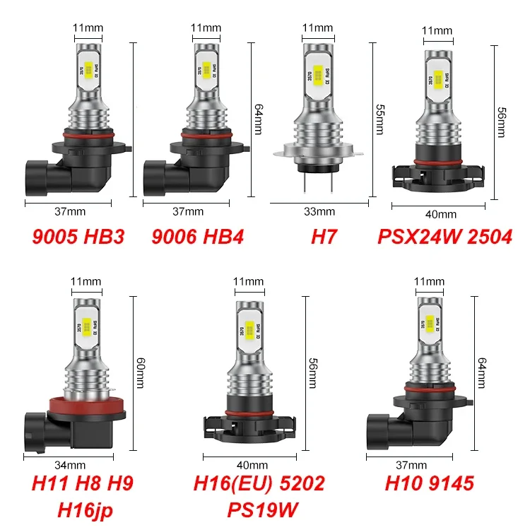 2x9006 HB4 HB3 9005 H7 H1 H3 H - Car Led Bulb H1 H3 H8 H11 recensione e prezzo