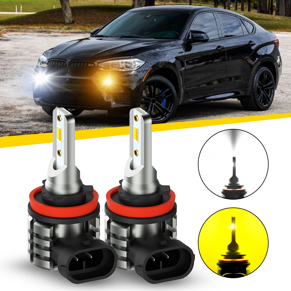 AUXITO 2 pezzi L6 LED H8 H11 g - Led Fog Light H11 3000K Yellow recensione e prezzo