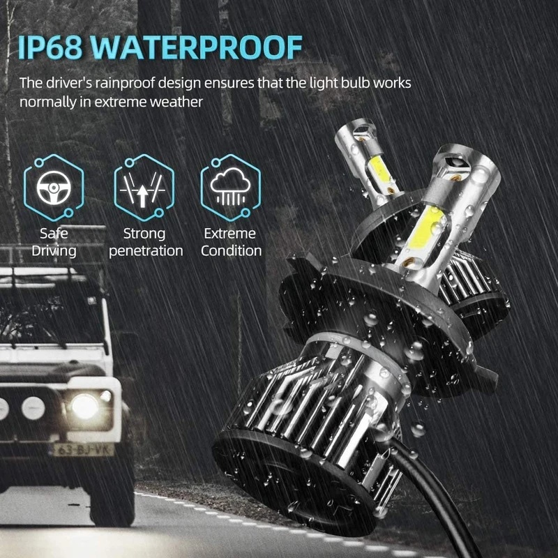 Lampadina LED per Faro Moto 12 - Led Headlight H4 Hi Lo 120W recensione e prezzo