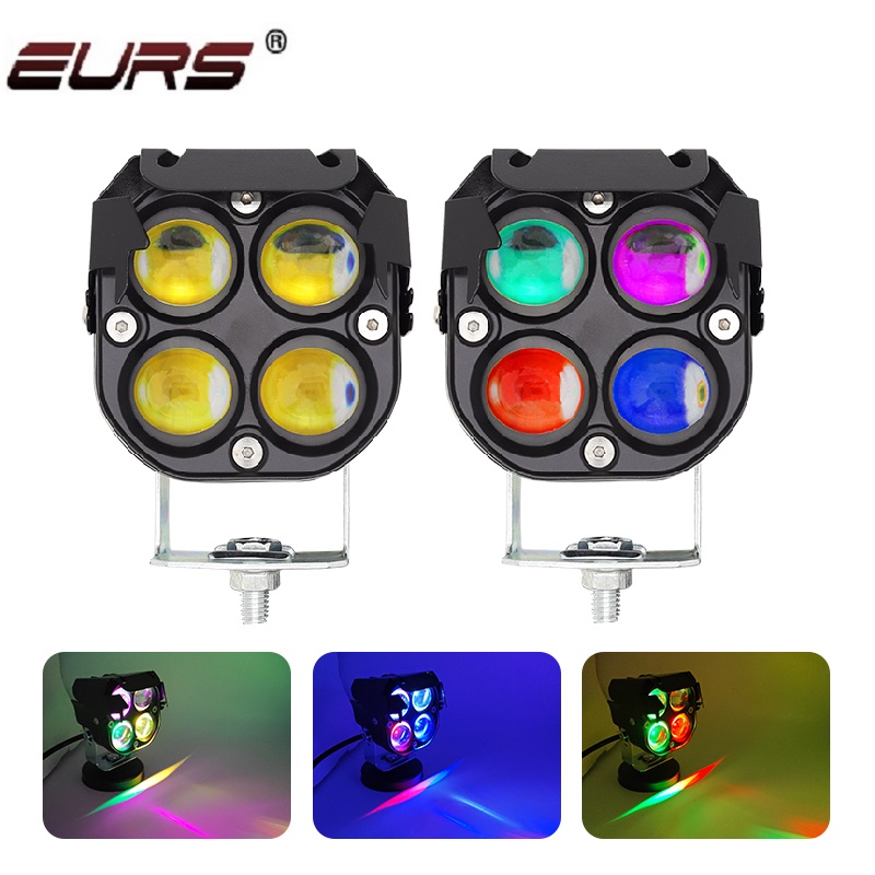2PCS 3 pollici 4 RGB faretti d - Led Work Light Bar 12 Inch Offroad recensione e prezzo