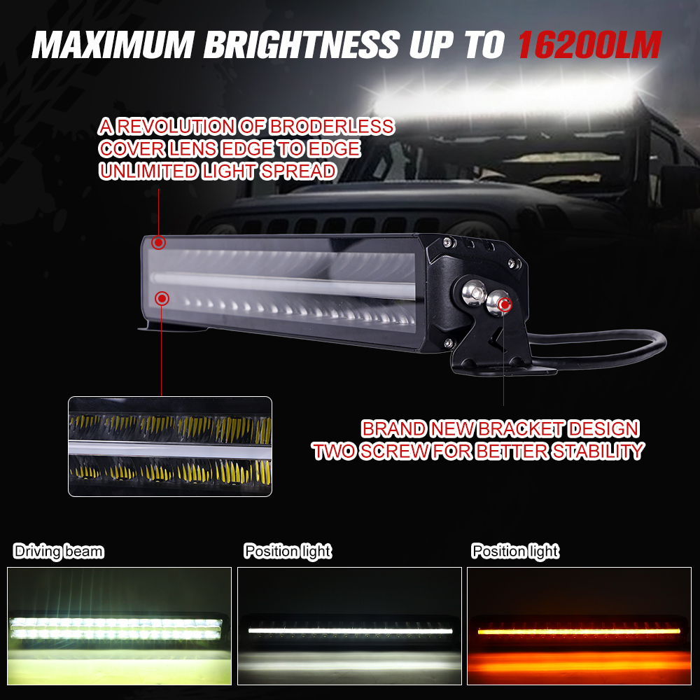 Barra LED ad Alta Potenza per  - Led Work Light Bar 12 Inch Offroad recensione e prezzo