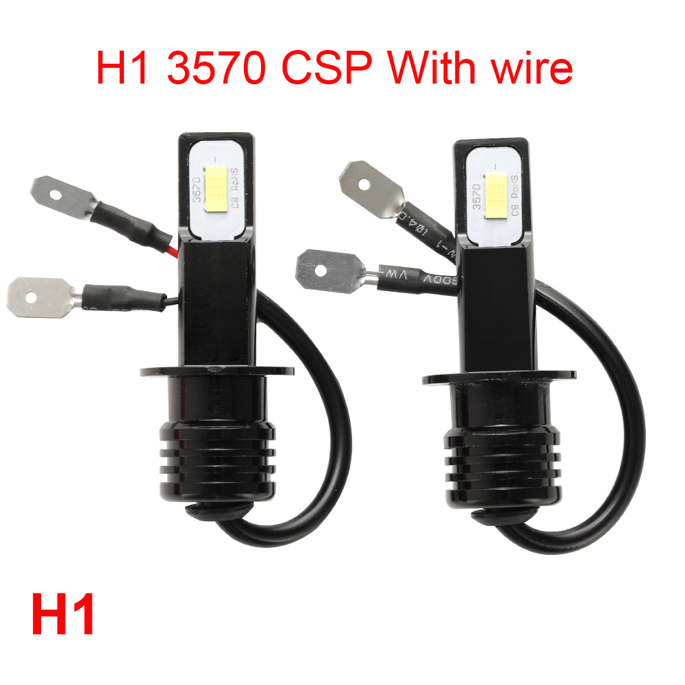 2Pcs CSP H4 H7 HA CONDOTTO Le  - Car Led Bulb H1 H3 H8 H11 recensione e prezzo