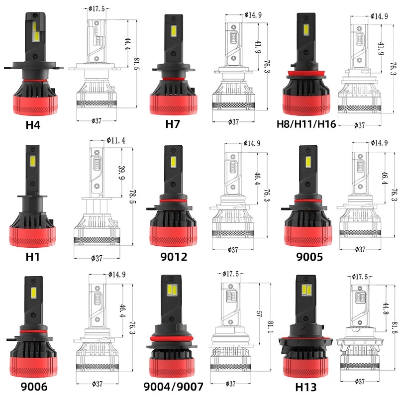 Lampadina LED F5 H7 per Fari,  - Led Headlight Bulb H7 20000Lm recensione e prezzo