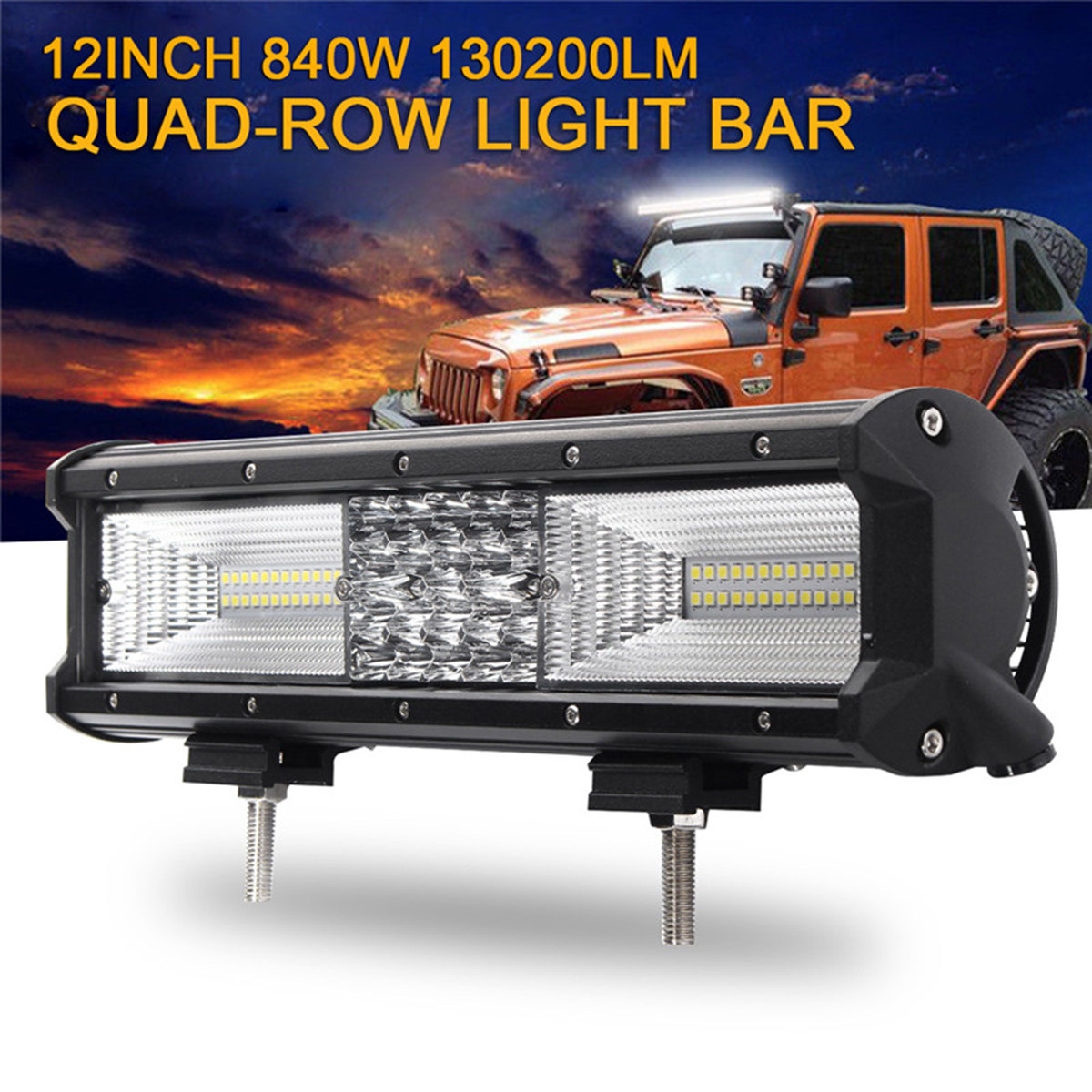 Faro da Lavoro per Auto in All - Led Work Light Bar 12 Inch Offroad recensione e prezzo